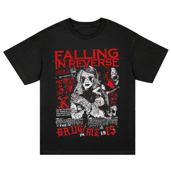 Official Falling in Reverse Store - The Drug in Me 15 Tee